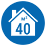 40 м² 40 м²
