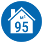 95 м² 95 м²