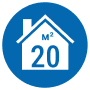 20 м² 20 м²